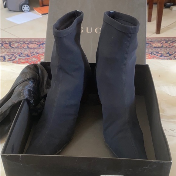Gucci stivaletto tessuto ankle length boots s 10+ - Picture 4 of 7
